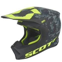 Wholesale 🧨 Plastic Scott 550 Camo Ece Helmet Black Yellow 😍
