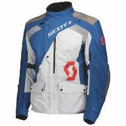 Buy 😀 Touring Scott Dualraid Dryo Jacket Blue Lunar Grey 🎉