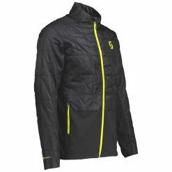 Deals ✔️ Fleeces Scott Insuloft Hybrid Ft Jacket Black Yellow 🤩