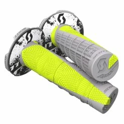 Deals 😉 Handgrips Scott Grips Duece Grey Yellow 😍