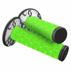 New 🔥 Handgrips Scott Mellow Grip Green Black 🔔